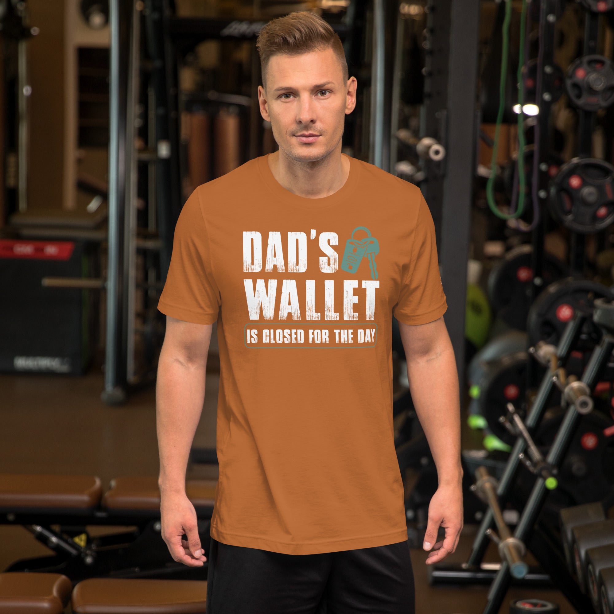 Dad's wallet is closed for the day - Unisex t-shirt