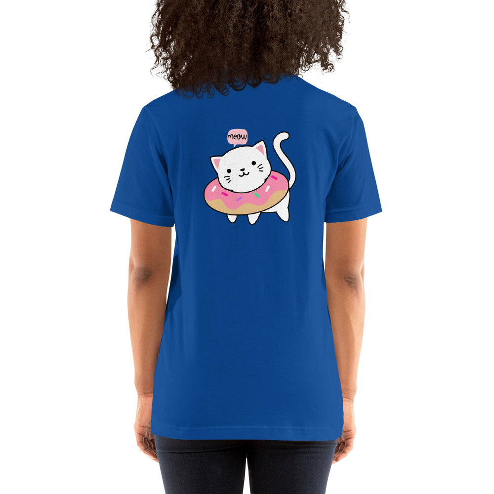 Meow V2 - Unisex t-shirt (back print)