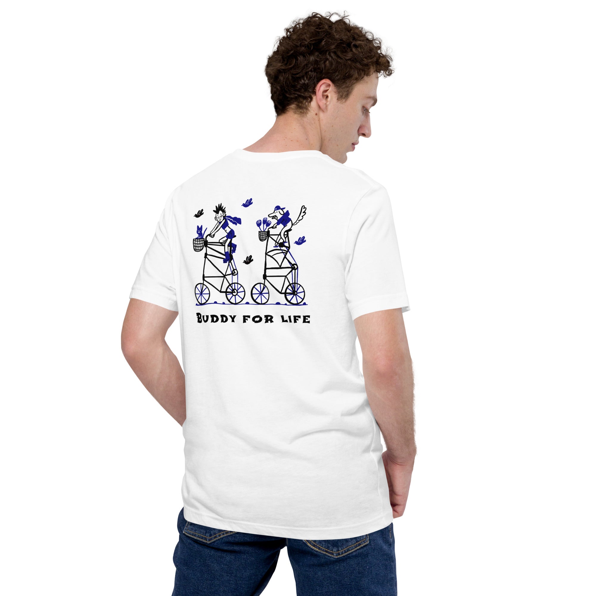 Buddy for life - Unisex t-shirt (back print)