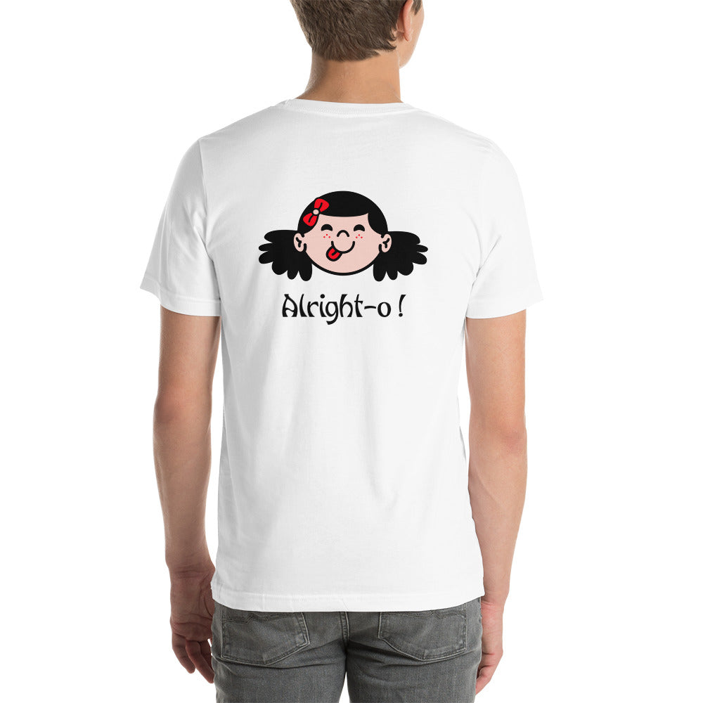 Alright-o! -  Unisex t-shirt (back print)