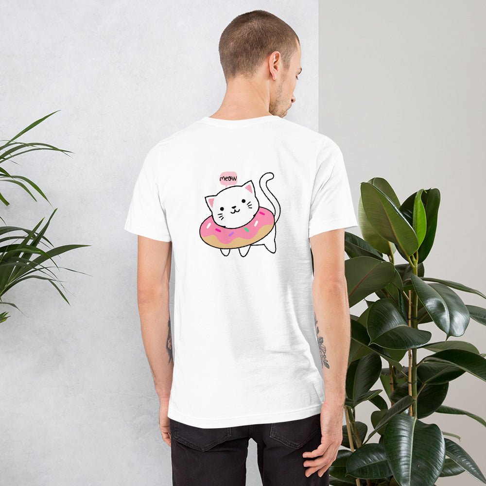 Meow V2 - Unisex t-shirt (back print)