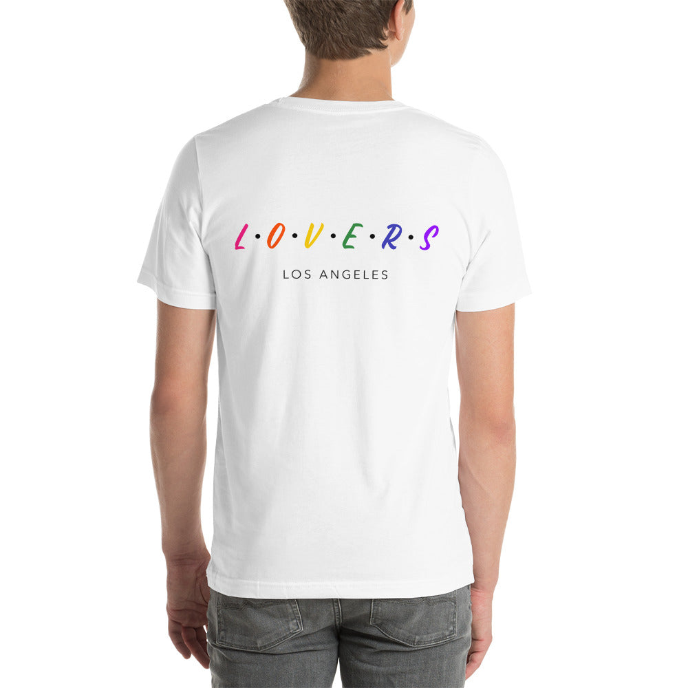 Lovers Los Angeles - Unisex t-shirt (back print)