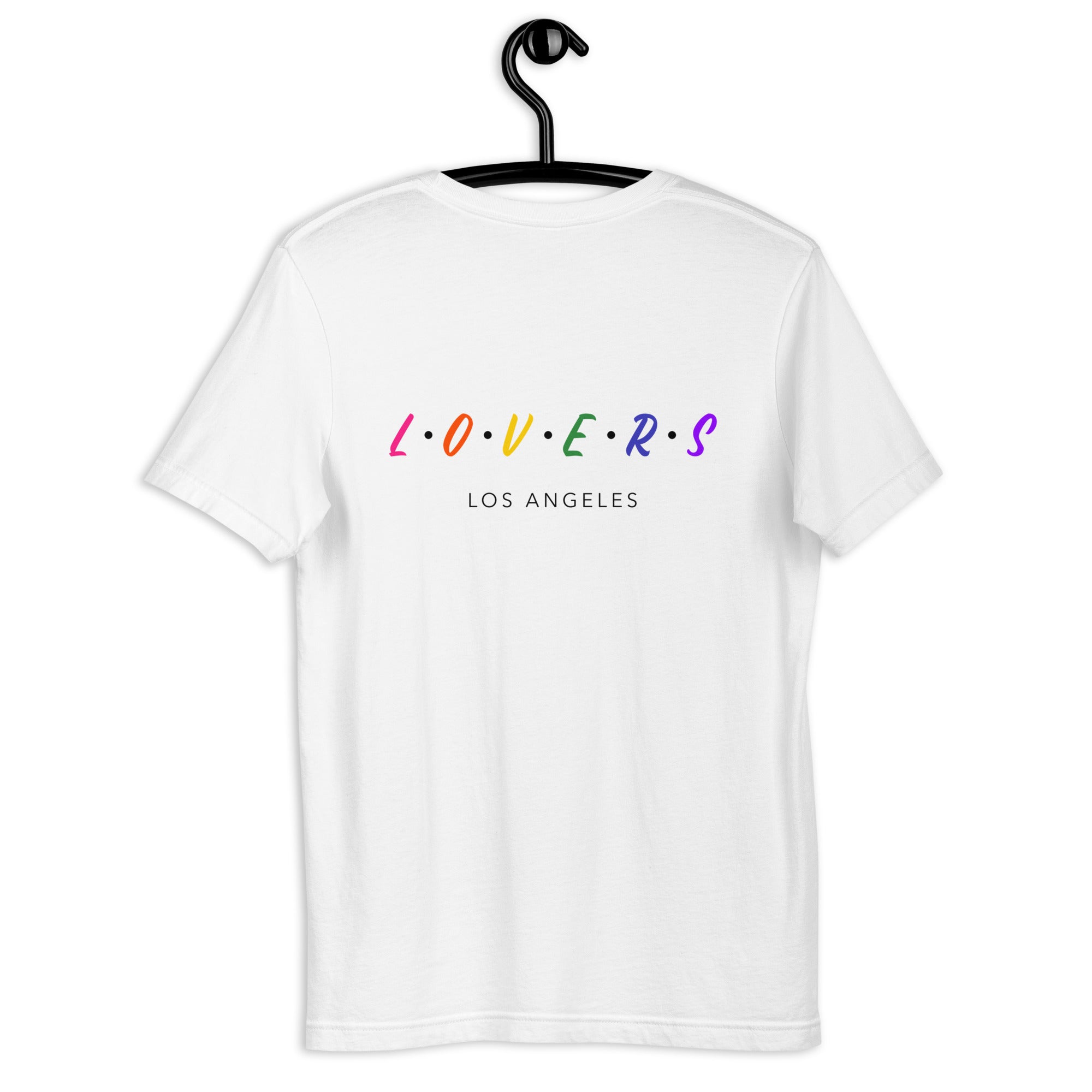 Lovers Los Angeles - Unisex t-shirt (back print)