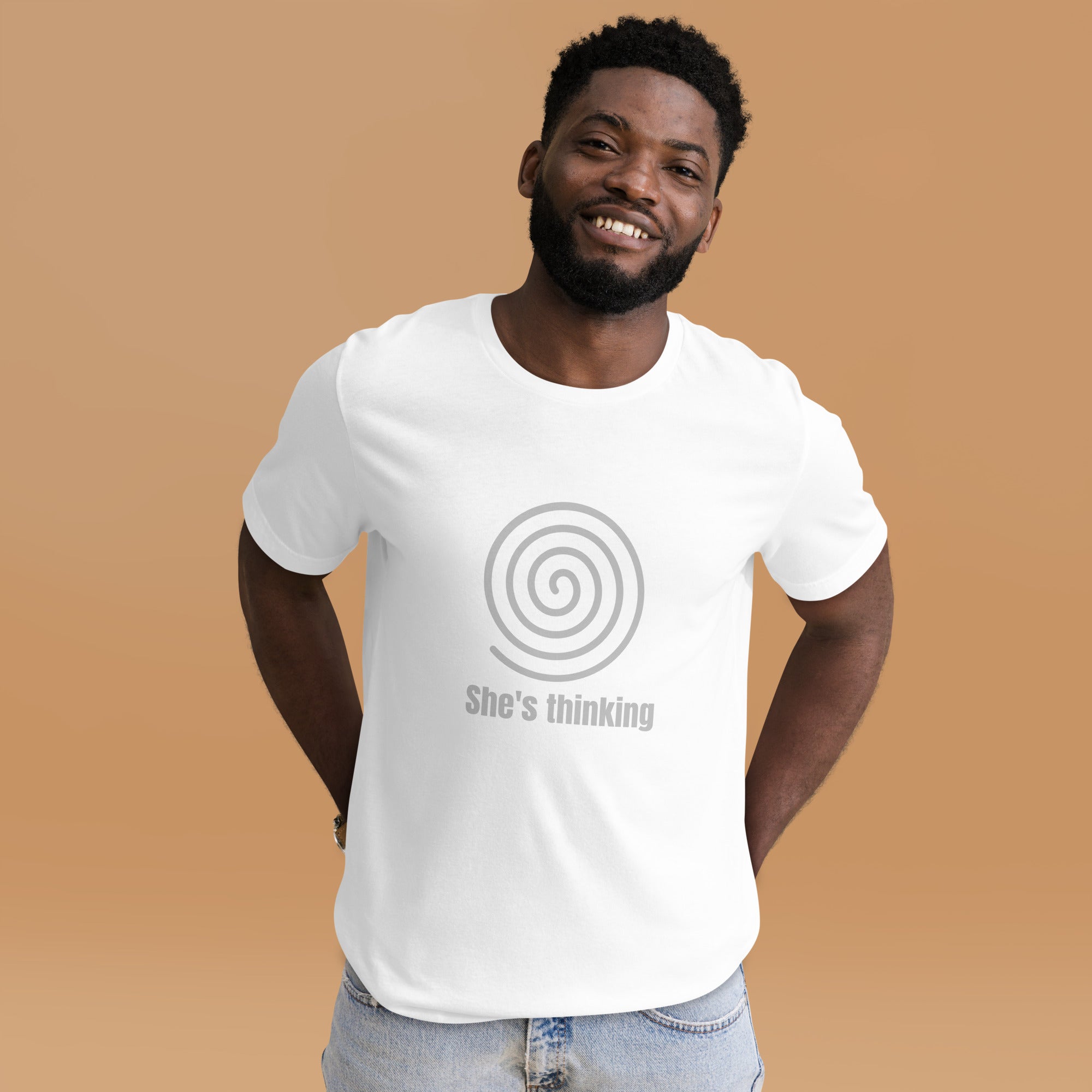 She's thinking - Unisex t-shirt