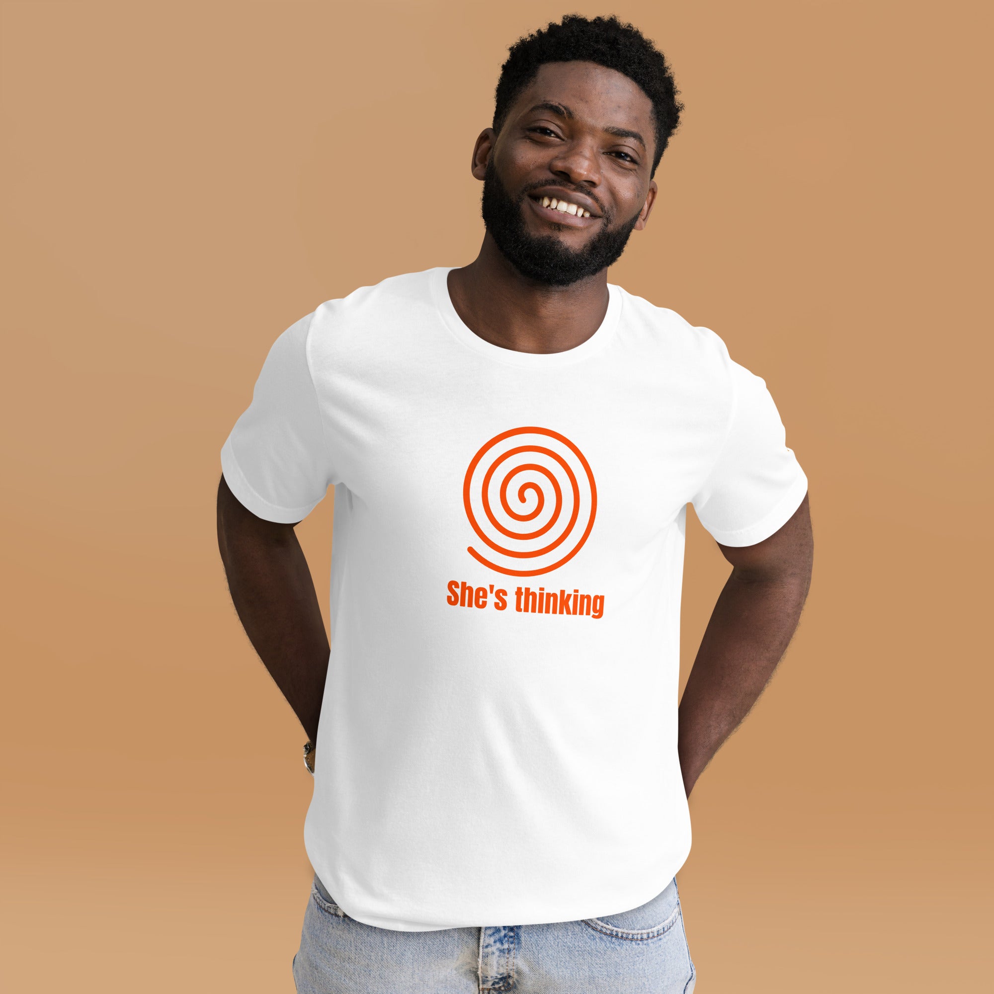 She's thinking - Unisex t-shirt