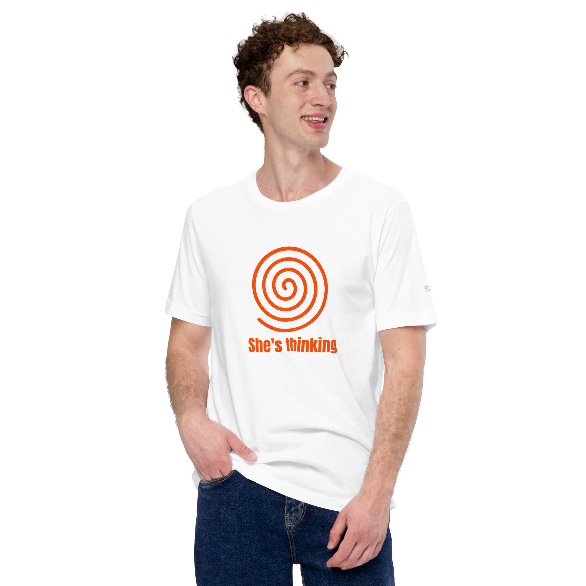 She's thinking - Unisex t-shirt