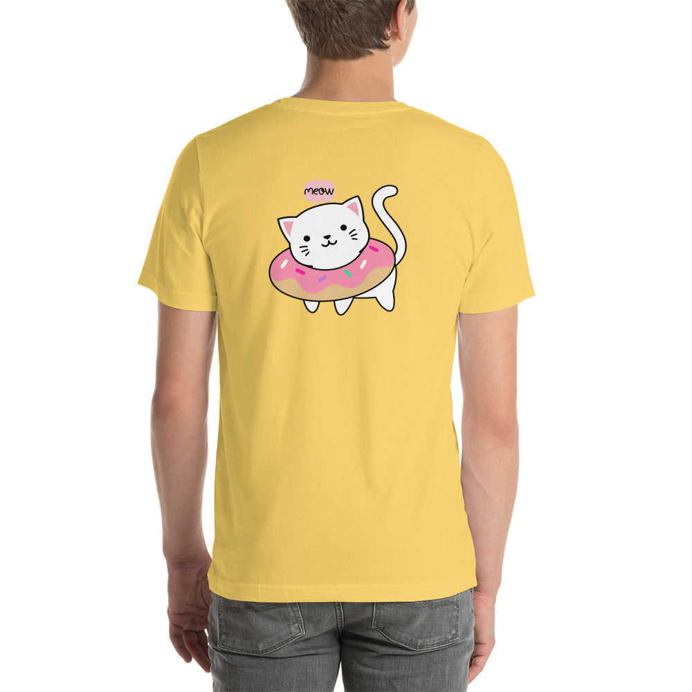 Meow V2 - Unisex t-shirt (back print)