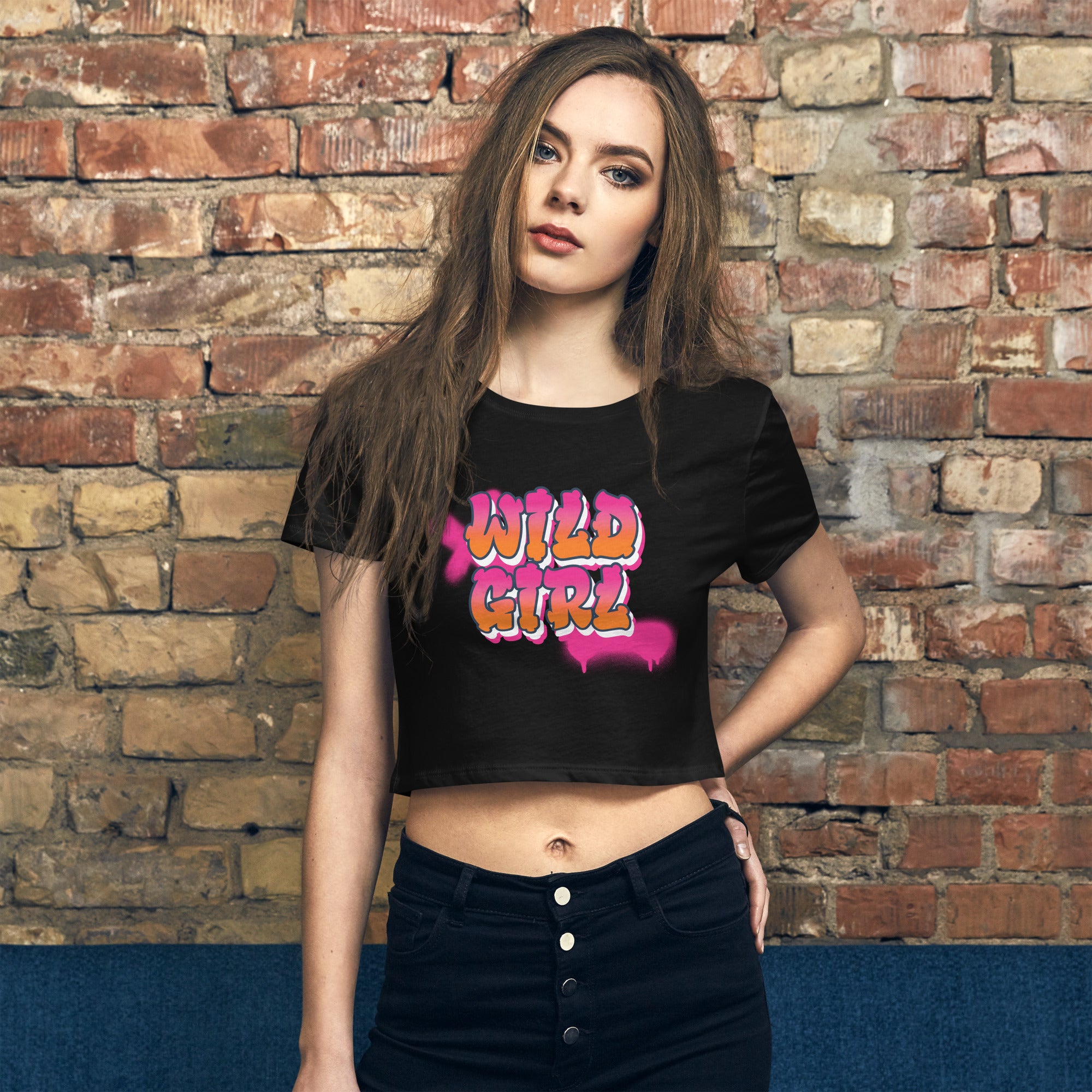 Wild girl V2 - Women’s Crop Tee