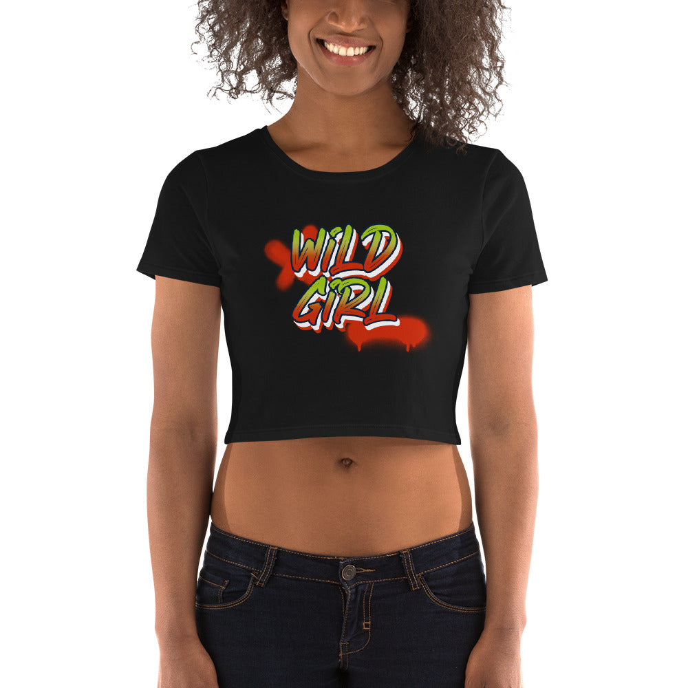 Wild girl V1 - Women’s Crop Tee