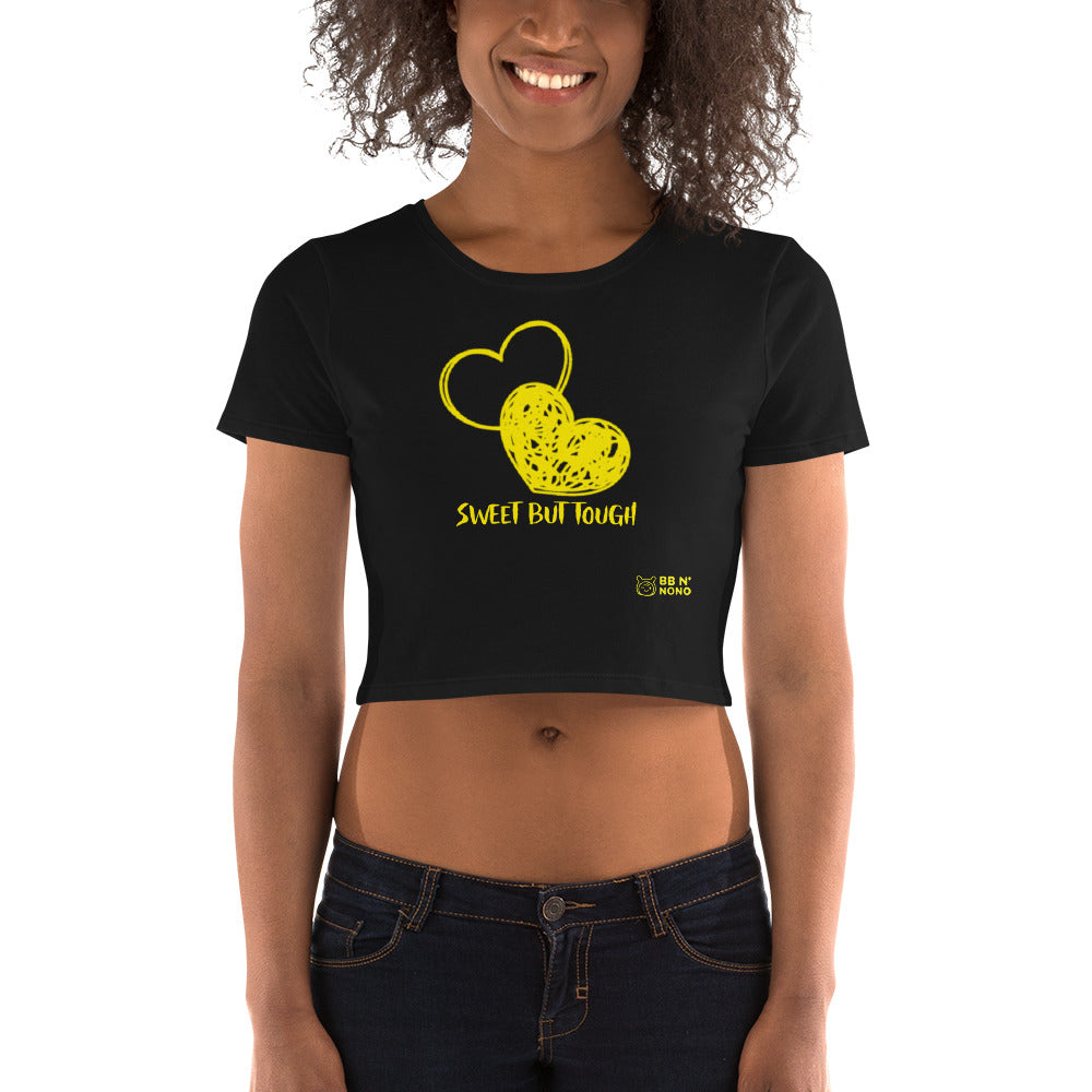 Sweet but tough - Women’s Crop Tee (Y)