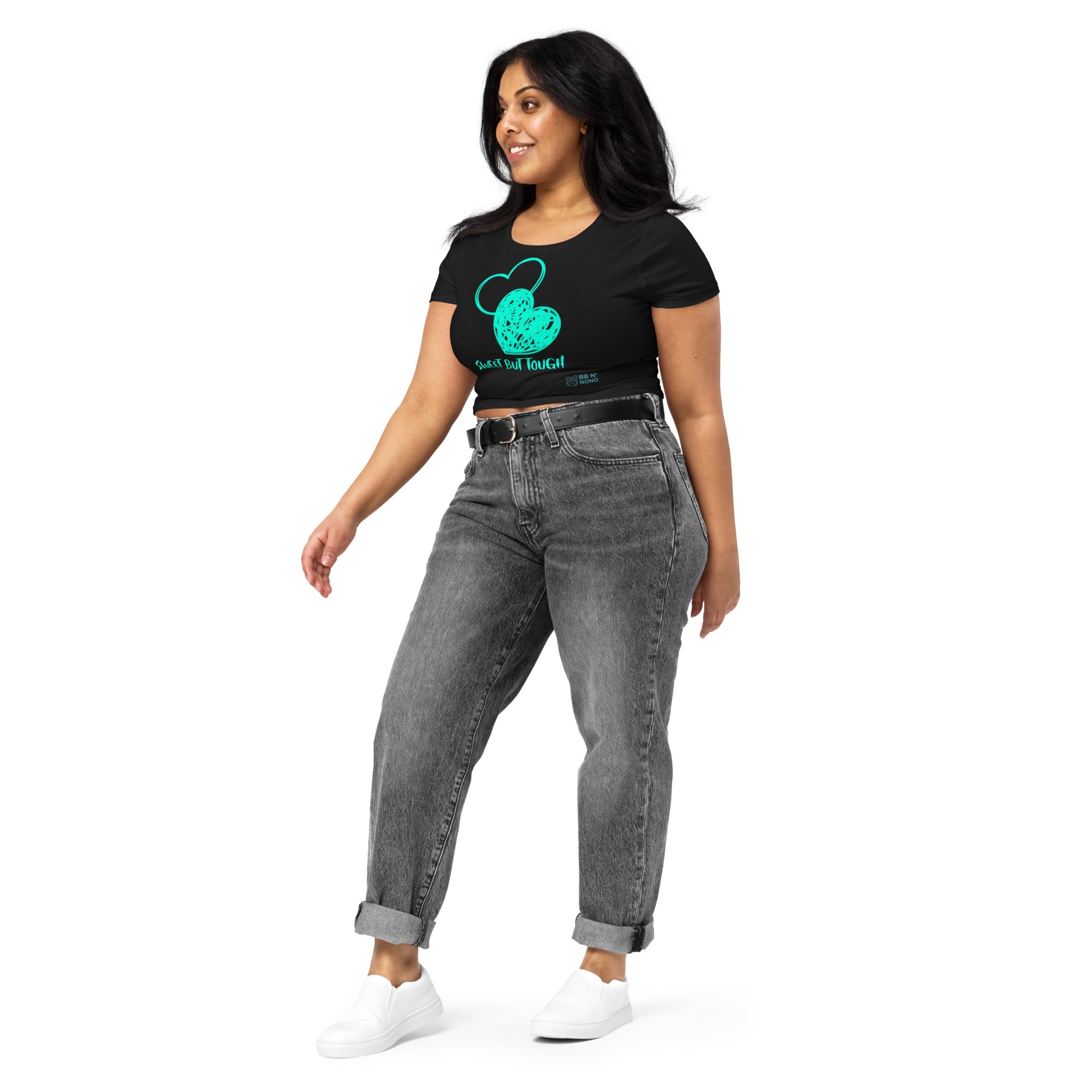 Sweet but tough - Women’s Crop Tee (G)