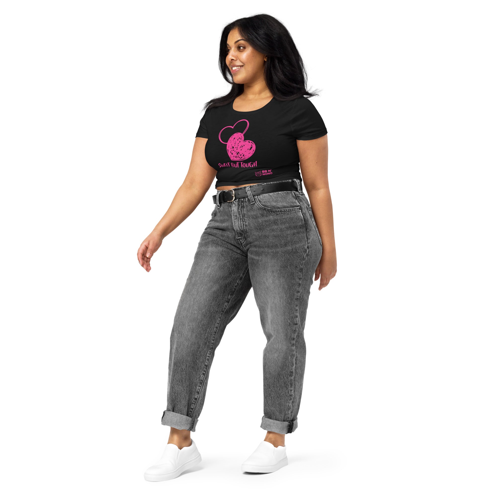 Sweet but tough - Women’s Crop Tee (P)