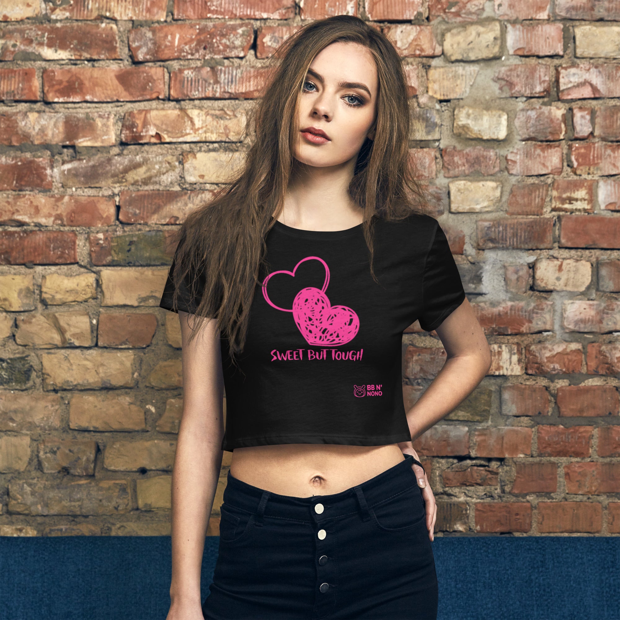 Sweet but tough - Women’s Crop Tee (P)