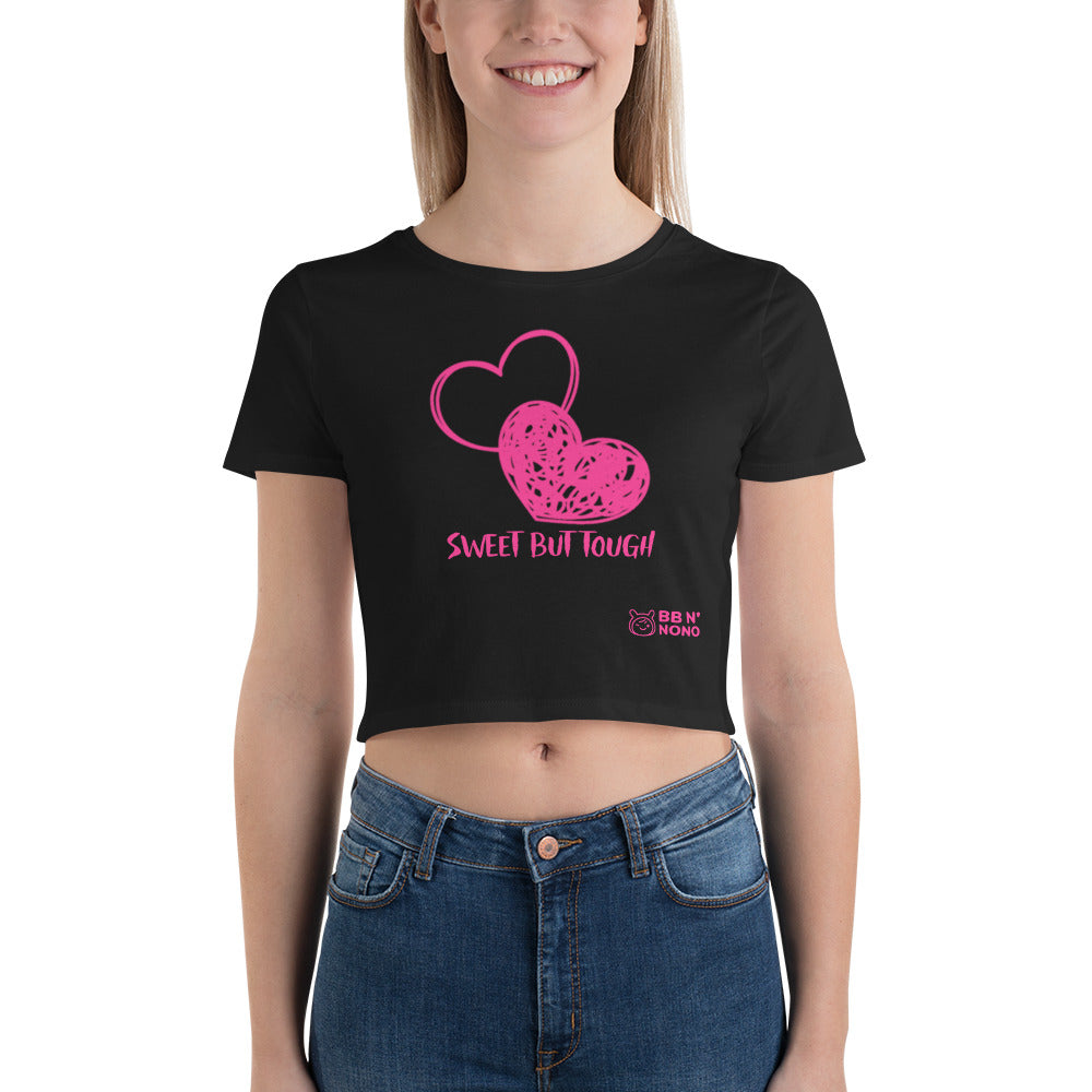 Sweet but tough - Women’s Crop Tee (P)