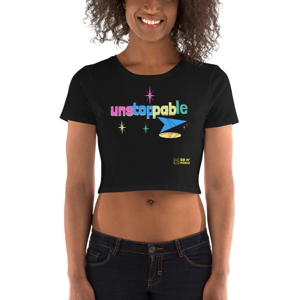 Unstoppable - Women’s Crop Tee (rainbow)