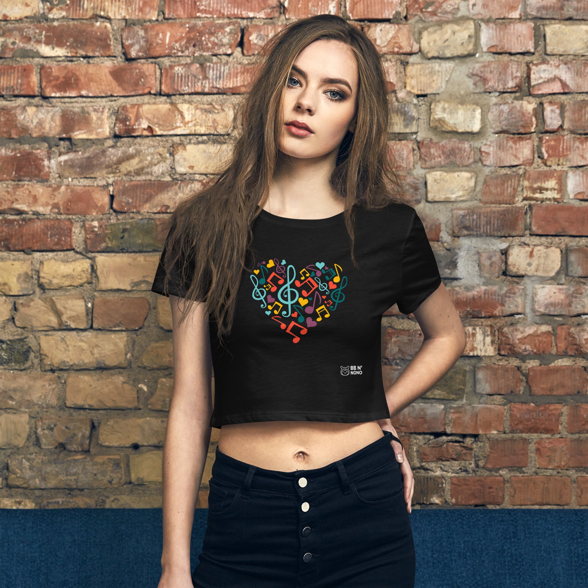 Symphonic Love Notes - Women’s Crop Tee