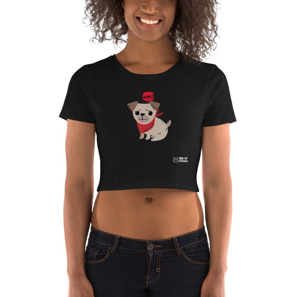 Woof V2 - Women’s Crop Tee