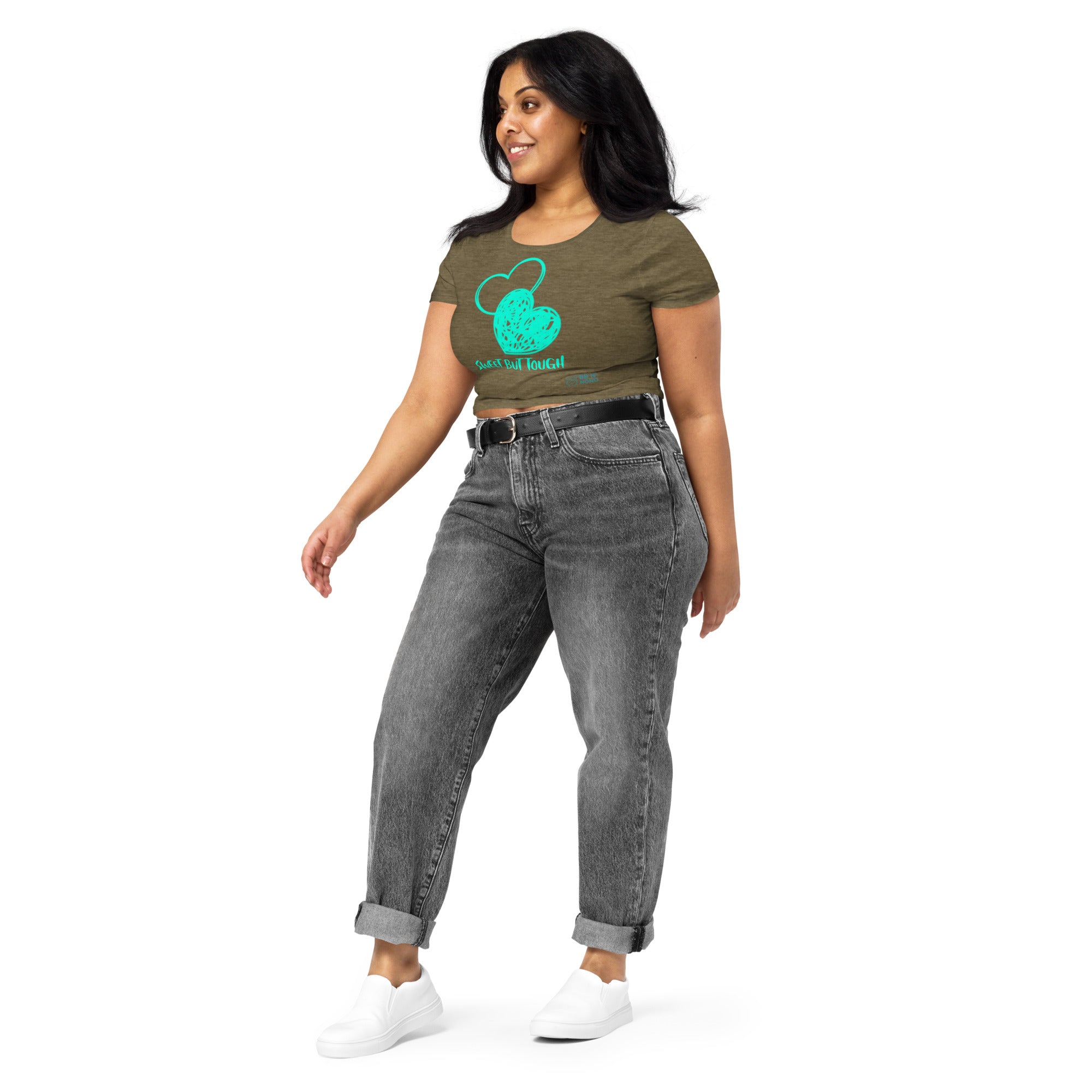 Sweet but tough - Women’s Crop Tee (G)