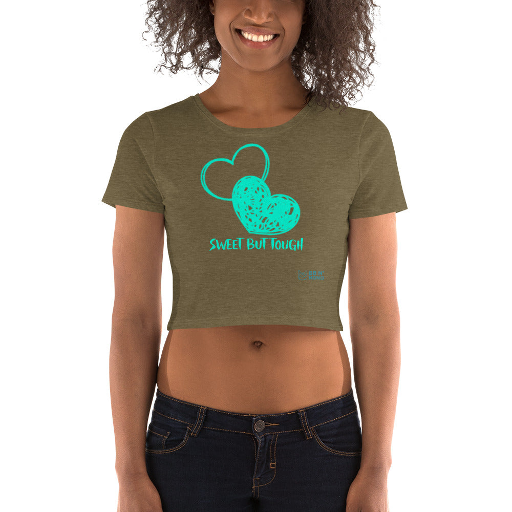 Sweet but tough - Women’s Crop Tee (G)