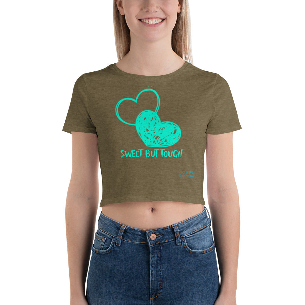 Sweet but tough - Women’s Crop Tee (G)