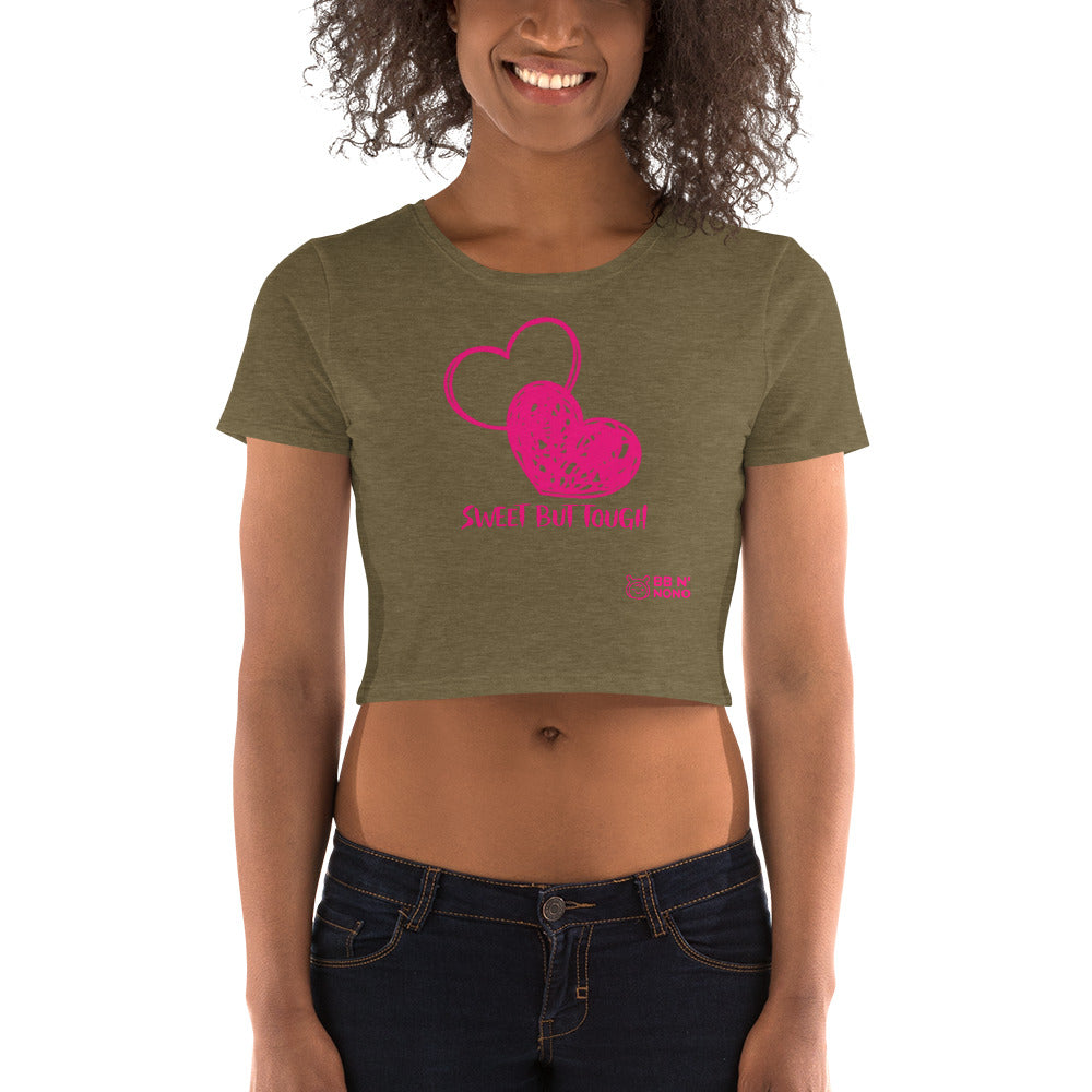 Sweet but tough - Women’s Crop Tee (P)