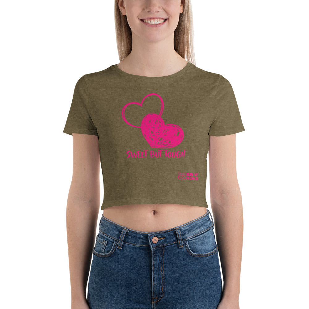 Sweet but tough - Women’s Crop Tee (P)