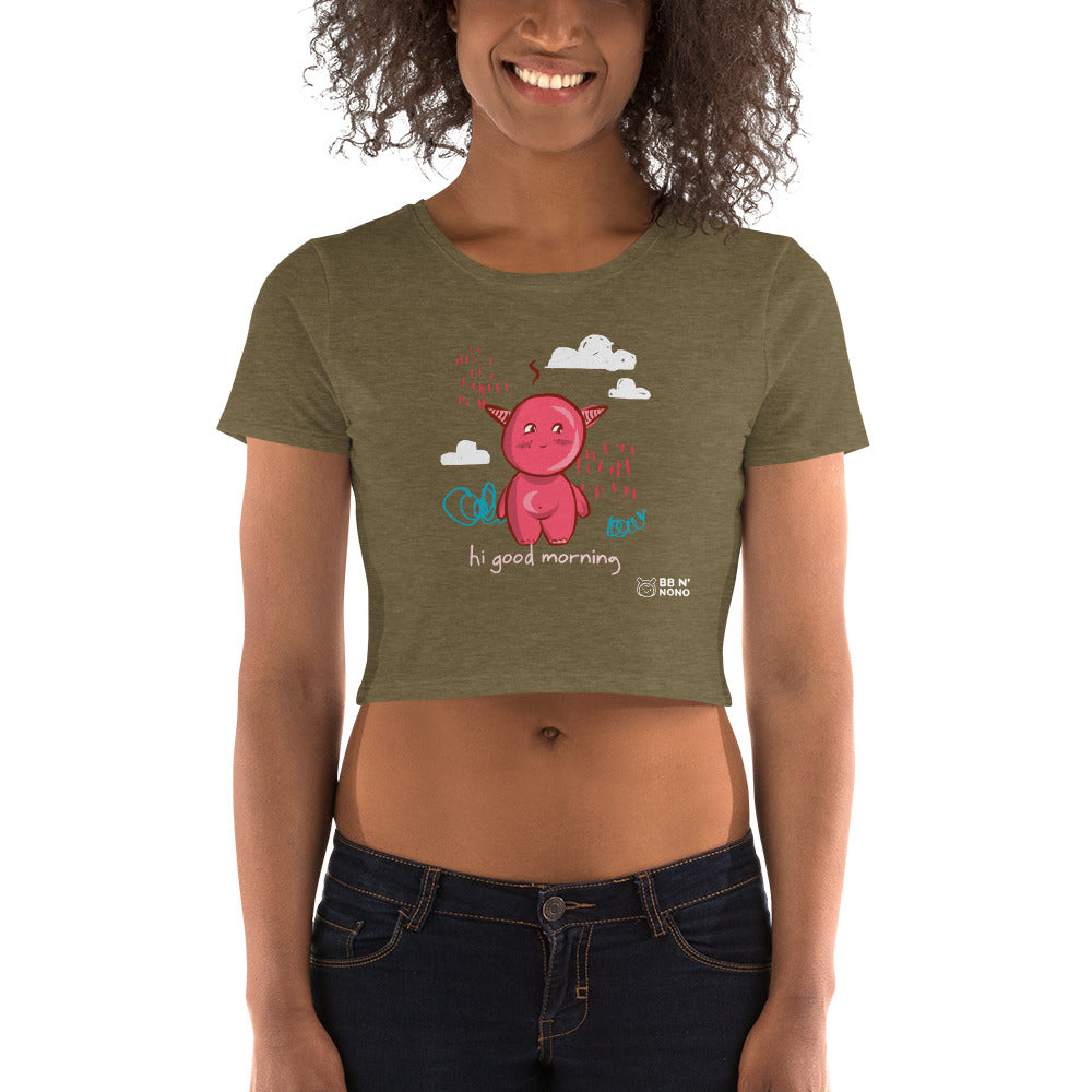 Cute litter monster - Women’s Crop Tee