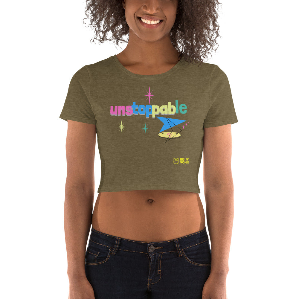 Unstoppable - Women’s Crop Tee (rainbow)