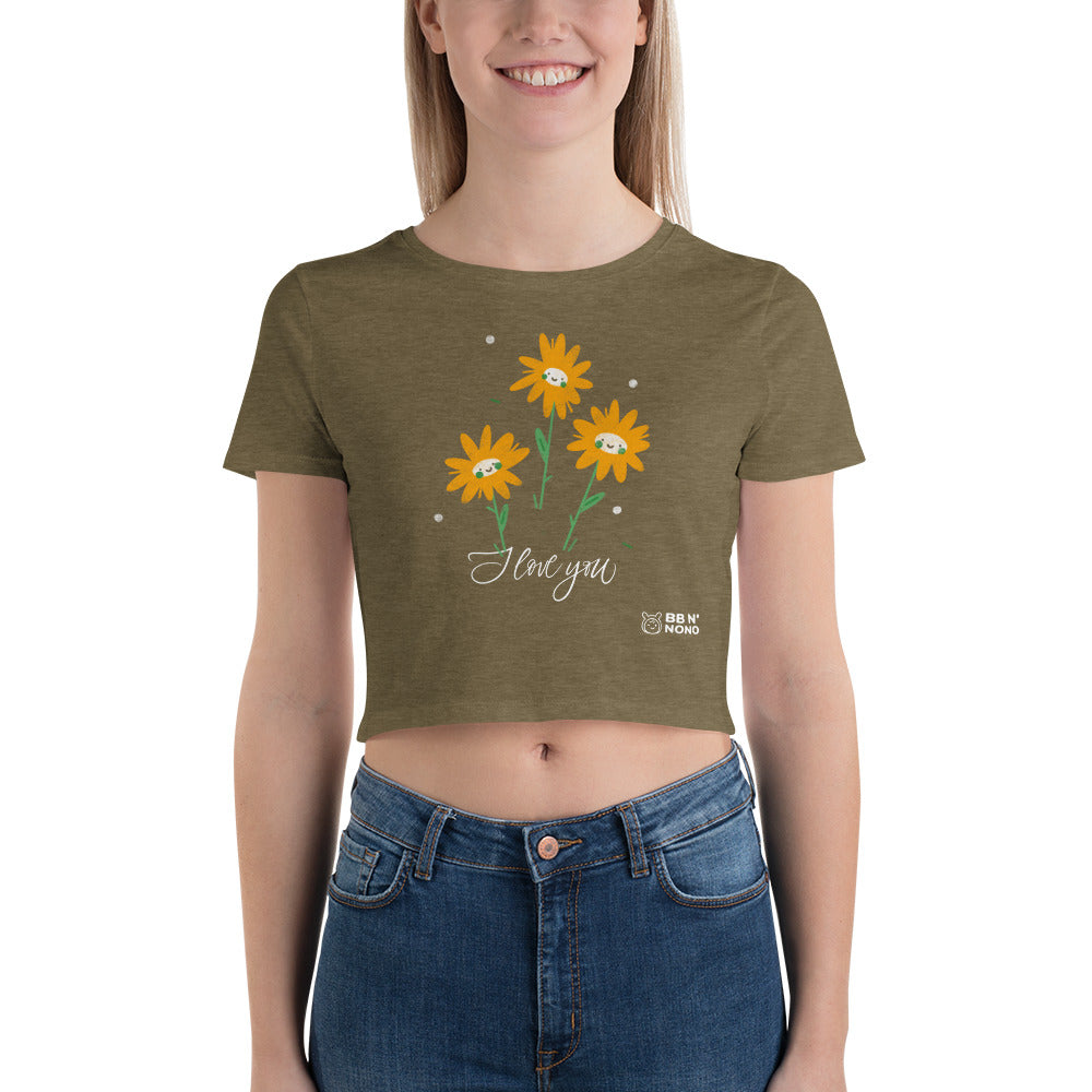 I love You - Women’s Crop Tee