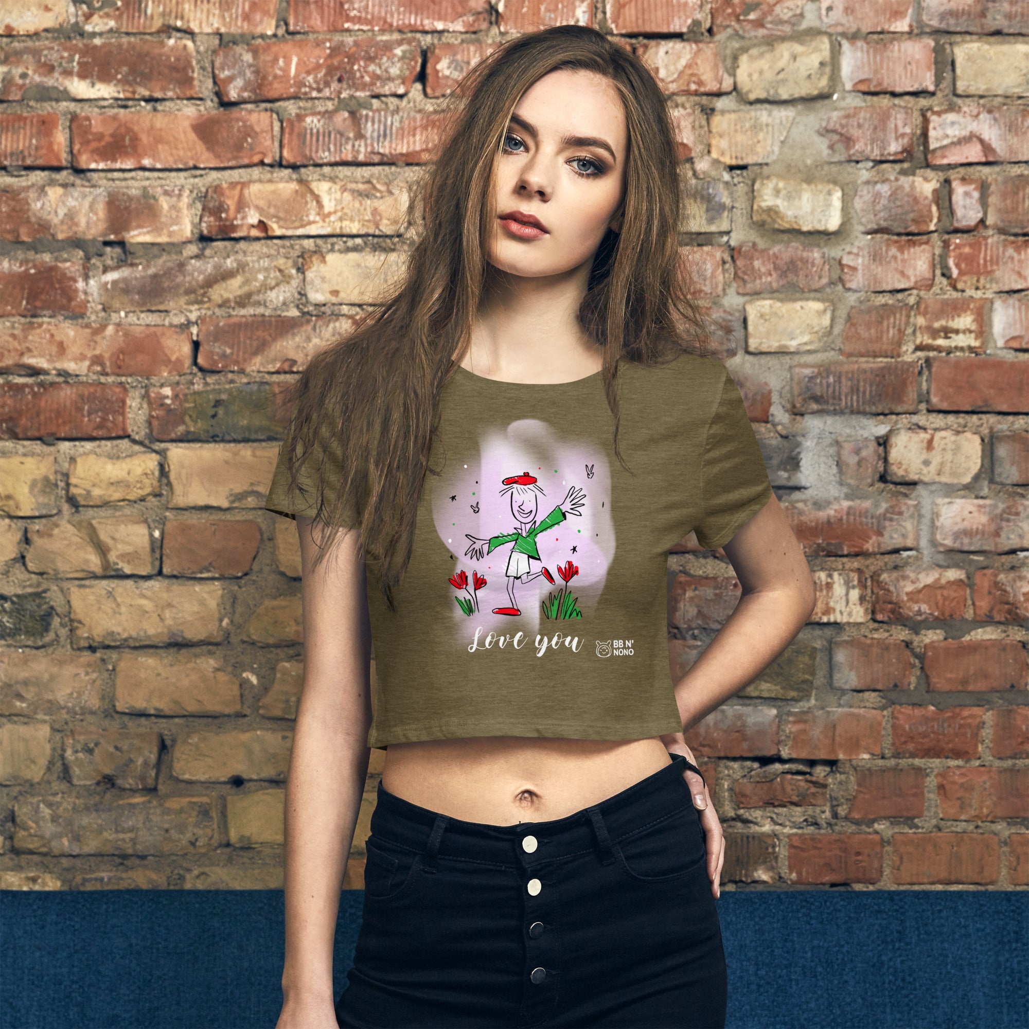 Love you - Women’s Crop Tee