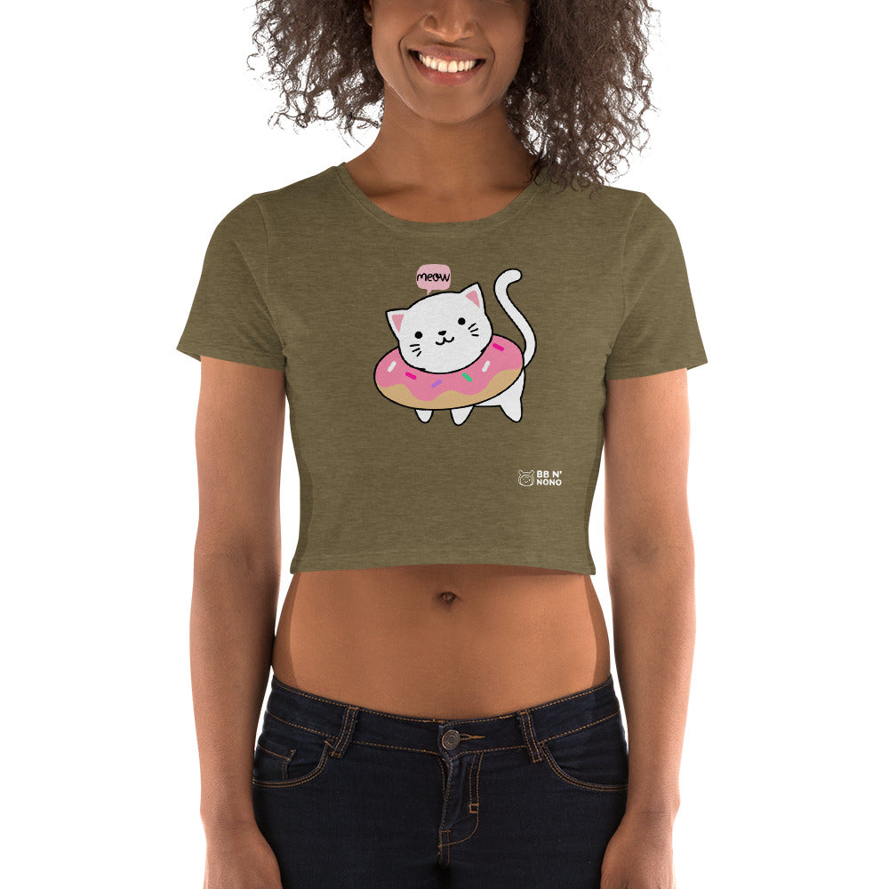 Meow V2 - Women’s Crop Tee