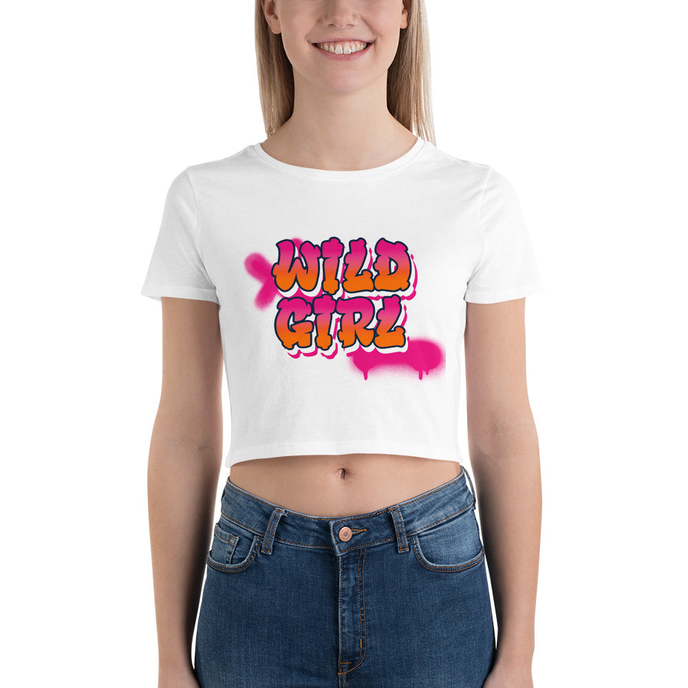 Wild girl V2 - Women’s Crop Tee