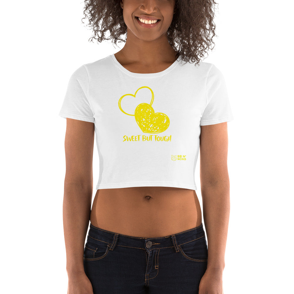 Sweet but tough - Women’s Crop Tee (Y)