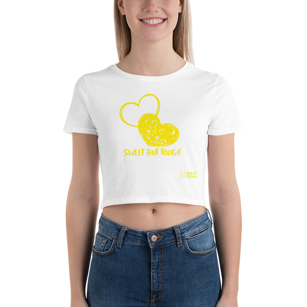 Sweet but tough - Women’s Crop Tee (Y)