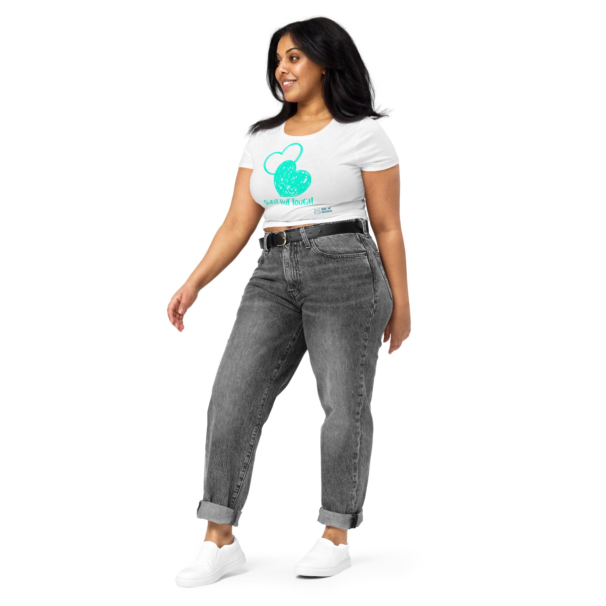 Sweet but tough - Women’s Crop Tee (G)