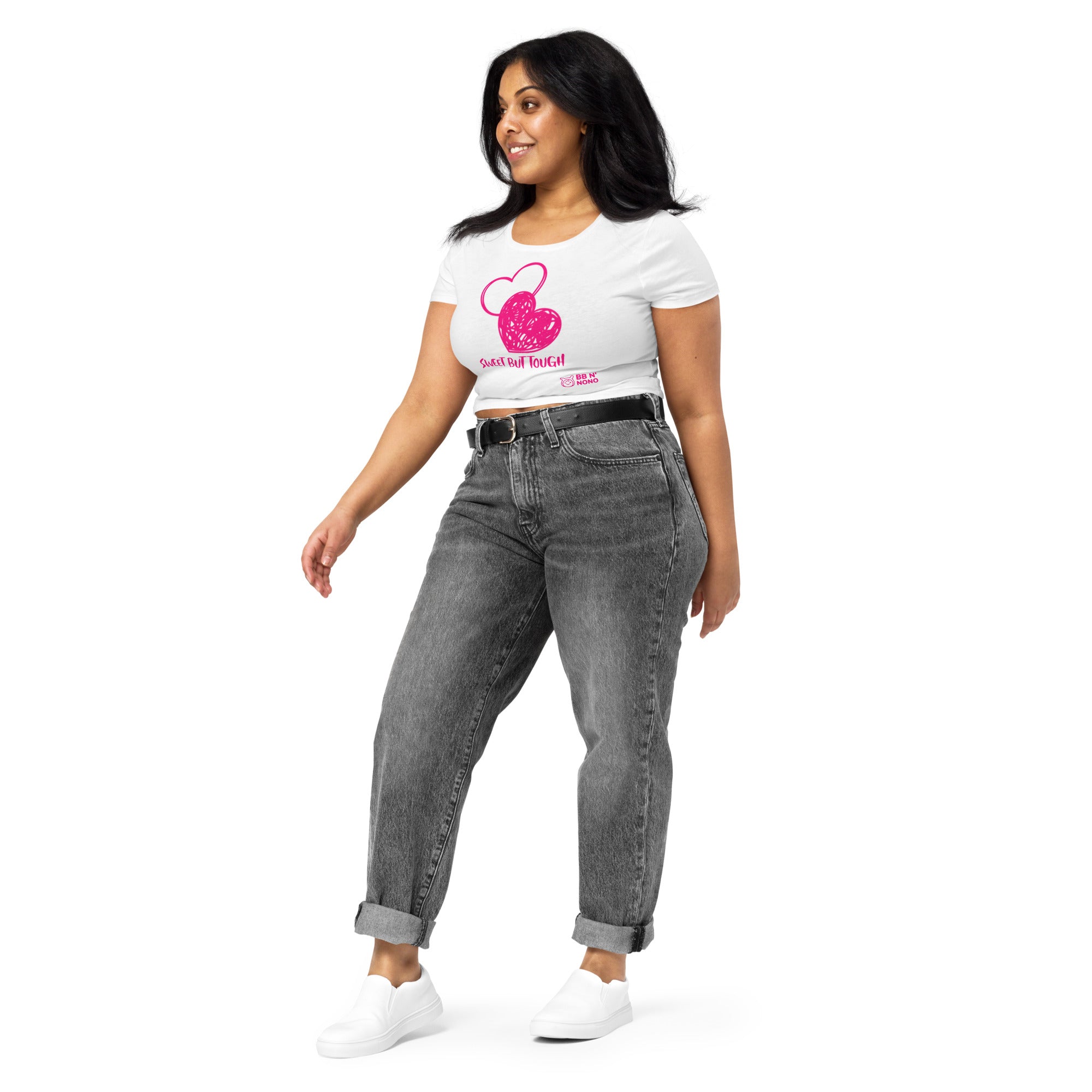 Sweet but tough - Women’s Crop Tee (P)