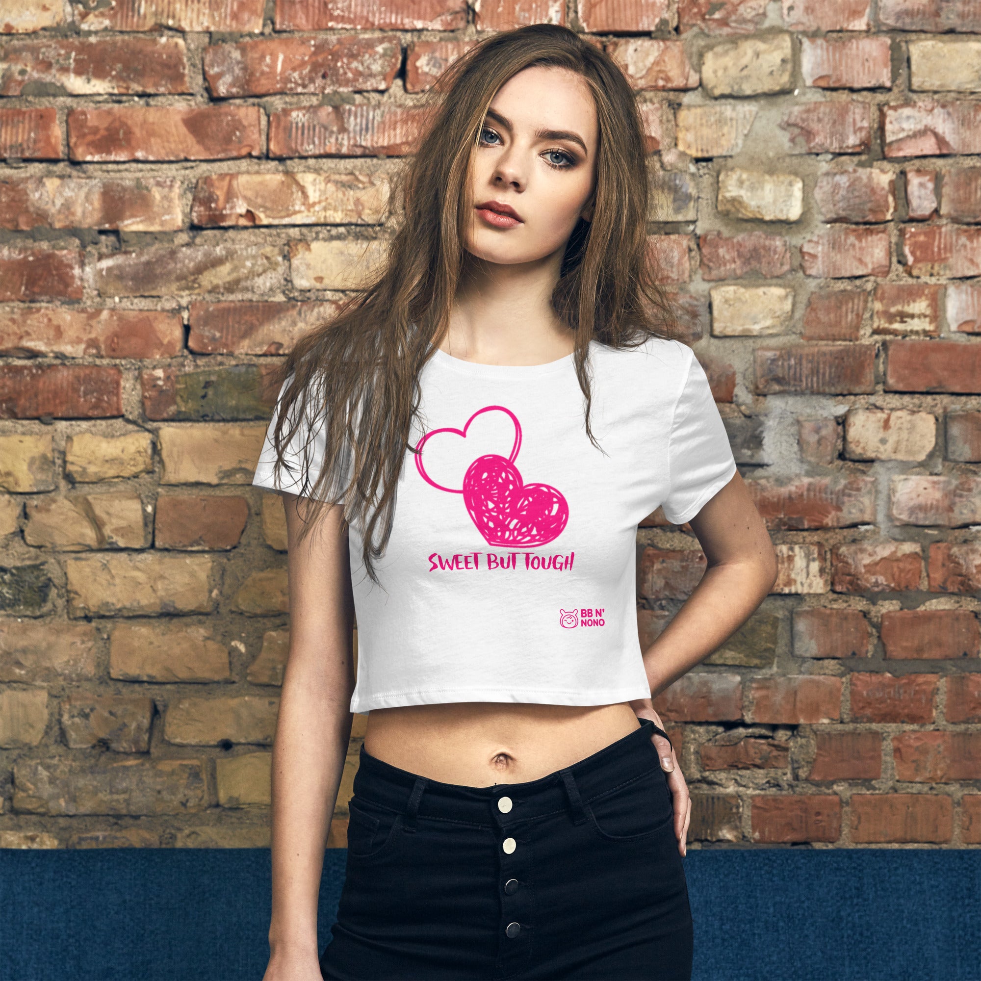 Sweet but tough - Women’s Crop Tee (P)