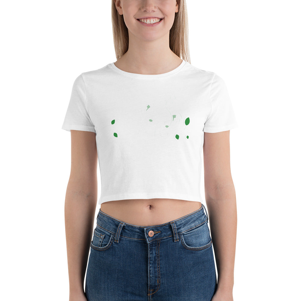 Not lazy, I'm on energy saving mode - Women’s Crop Tee