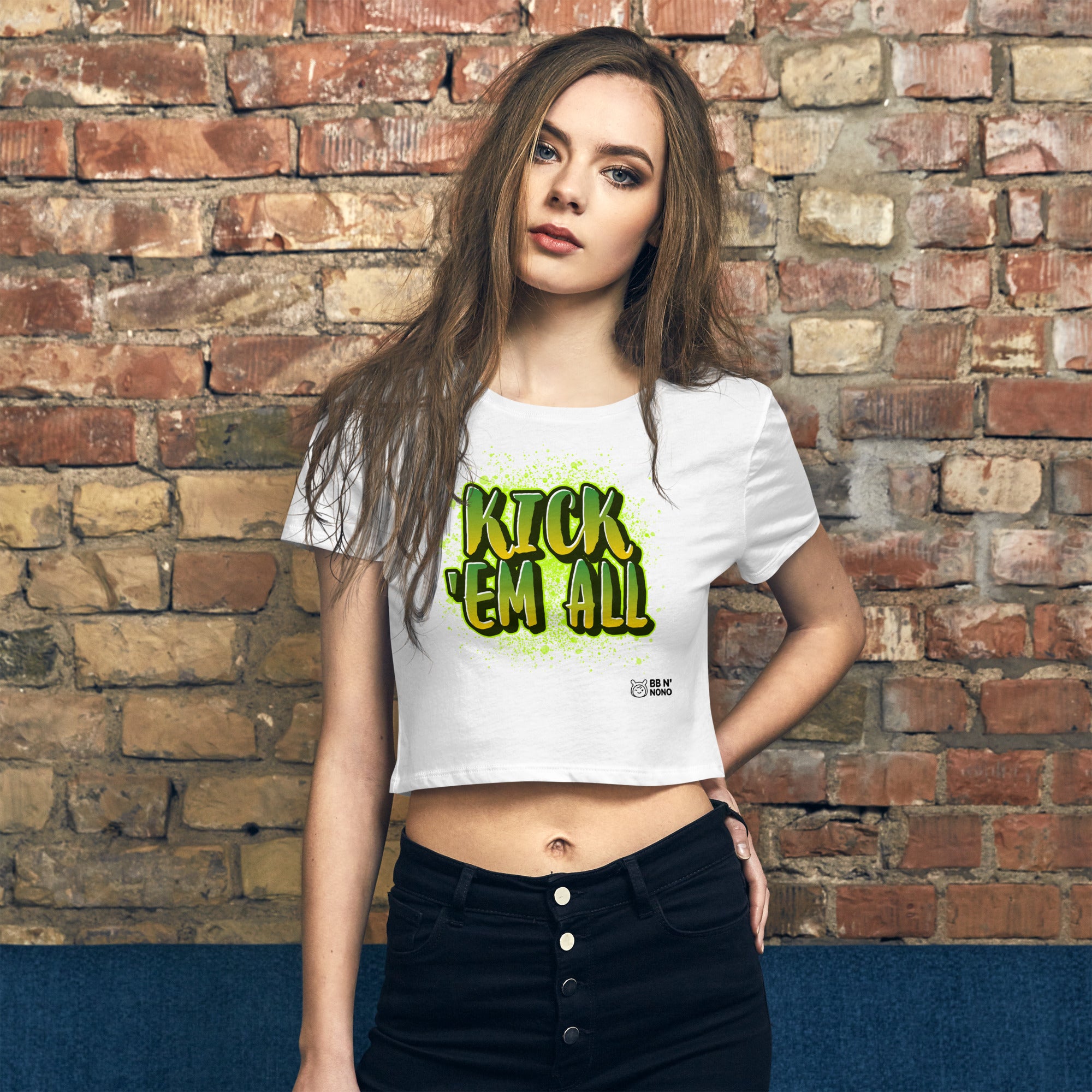 Kick'em all - Women’s Crop Tee