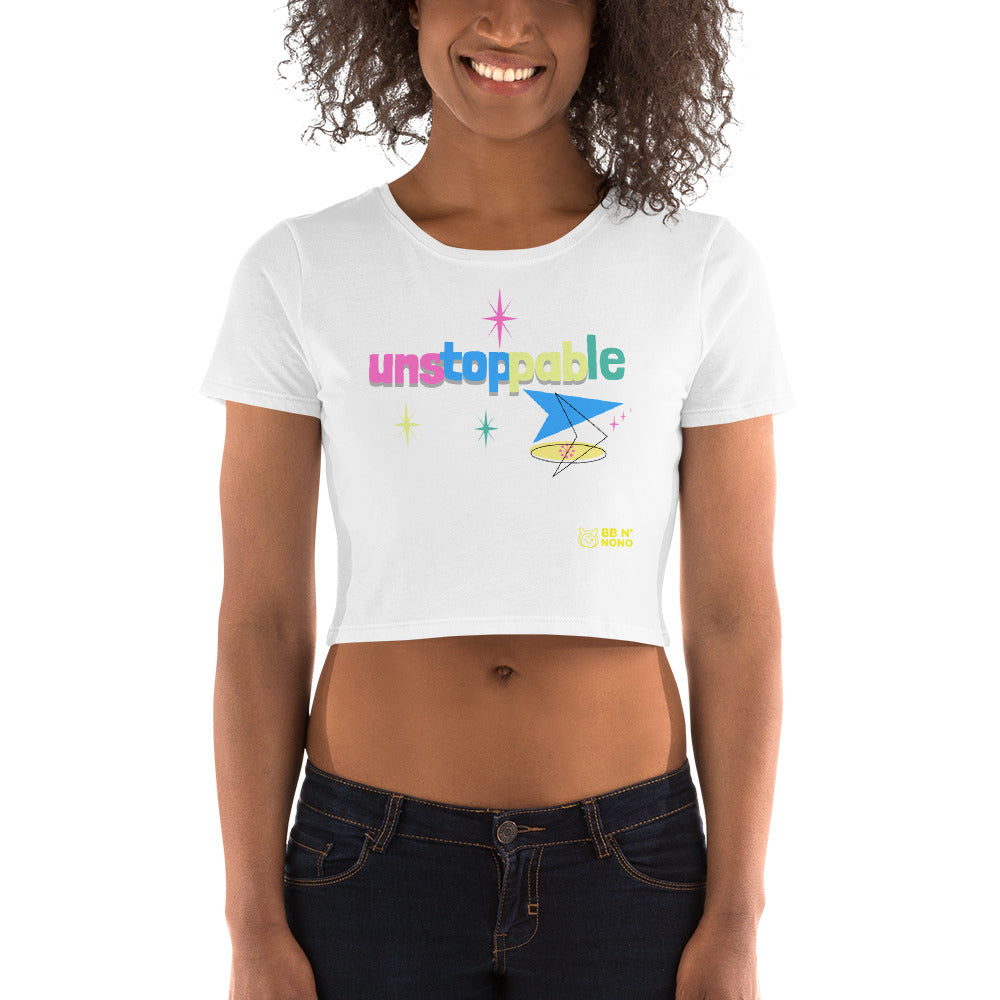 Unstoppable - Women’s Crop Tee (rainbow)