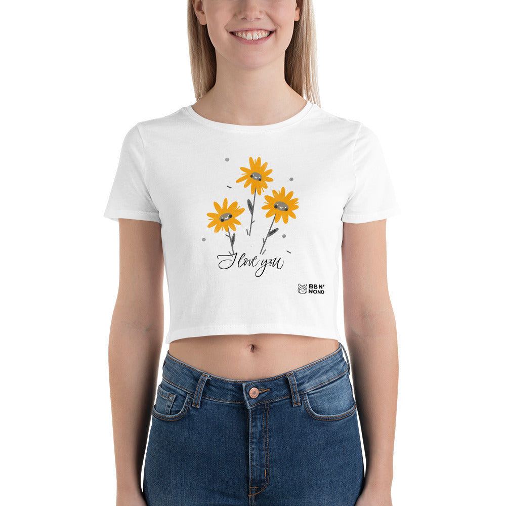 I love You - Women’s Crop Tee