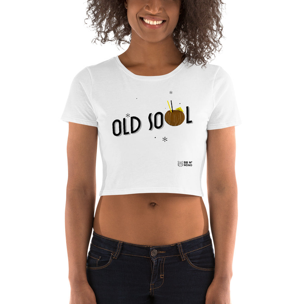 Old Soul - Women’s Crop Tee (brown)