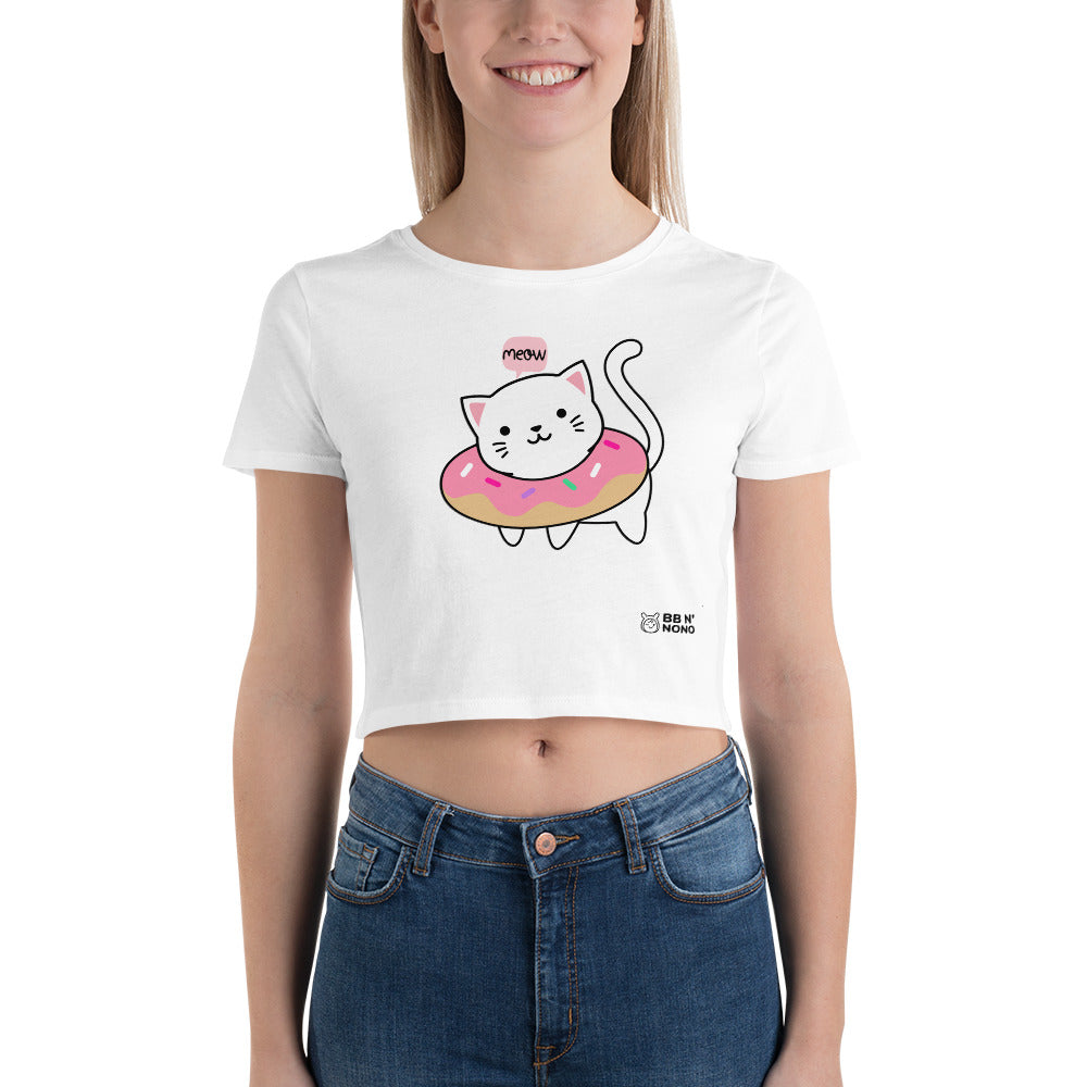 Meow V2 - Women’s Crop Tee