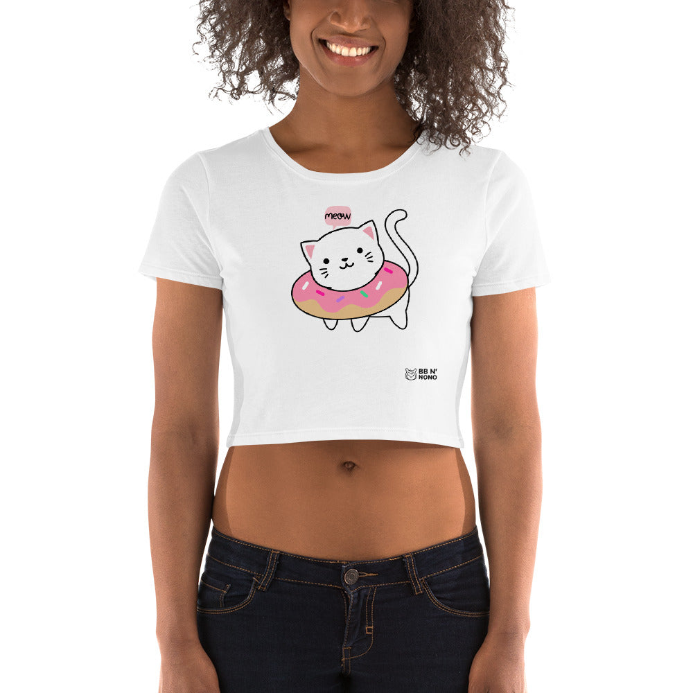 Meow V2 - Women’s Crop Tee