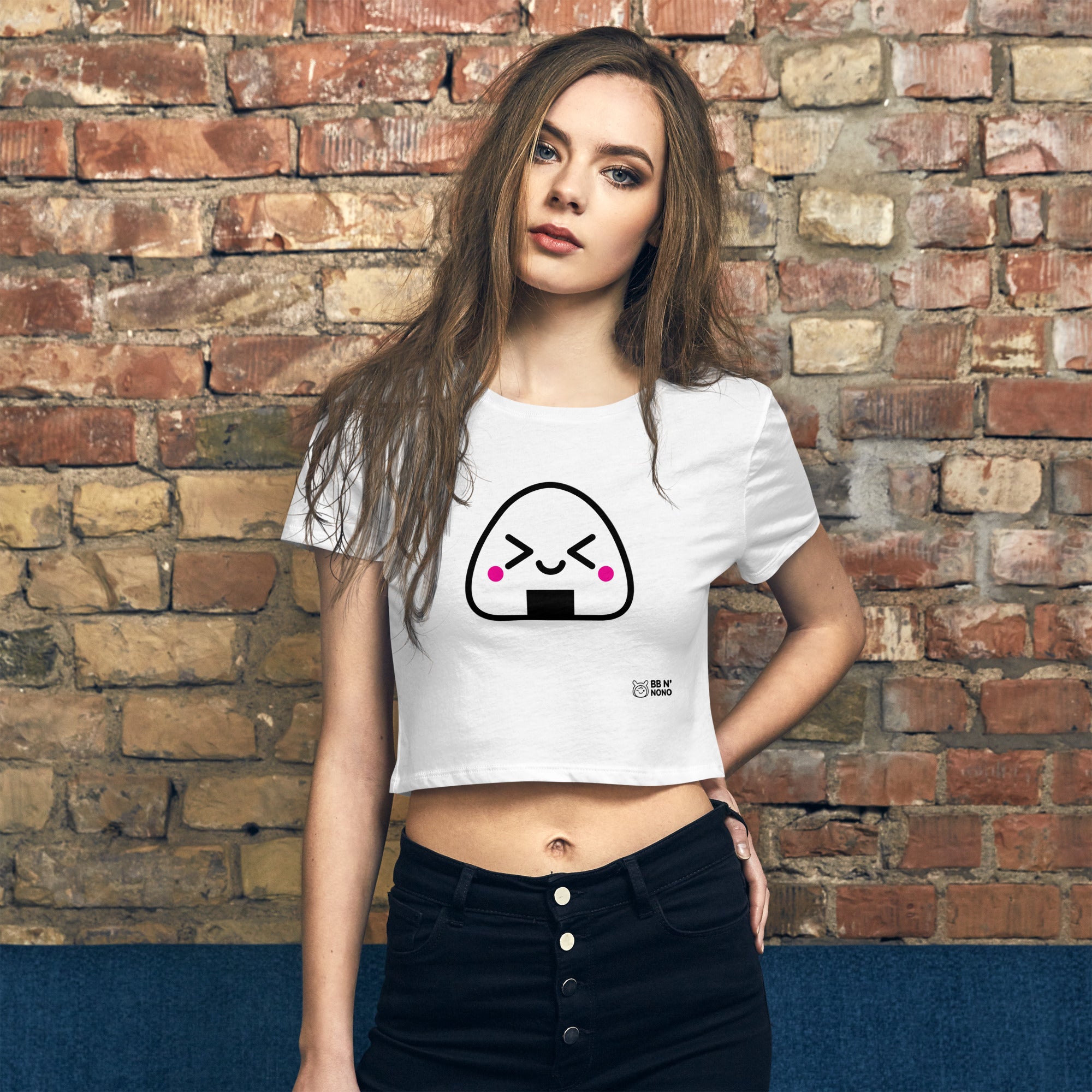 Kawaii Onigiri - Women’s Crop Tee