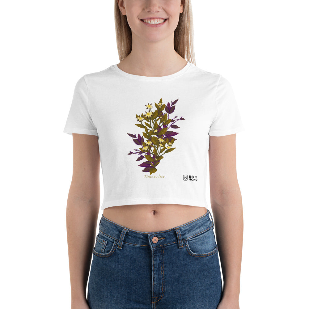 botanical illustration - Women’s Crop Tee