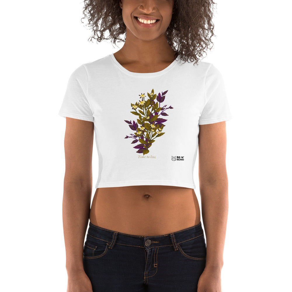 botanical illustration - Women’s Crop Tee