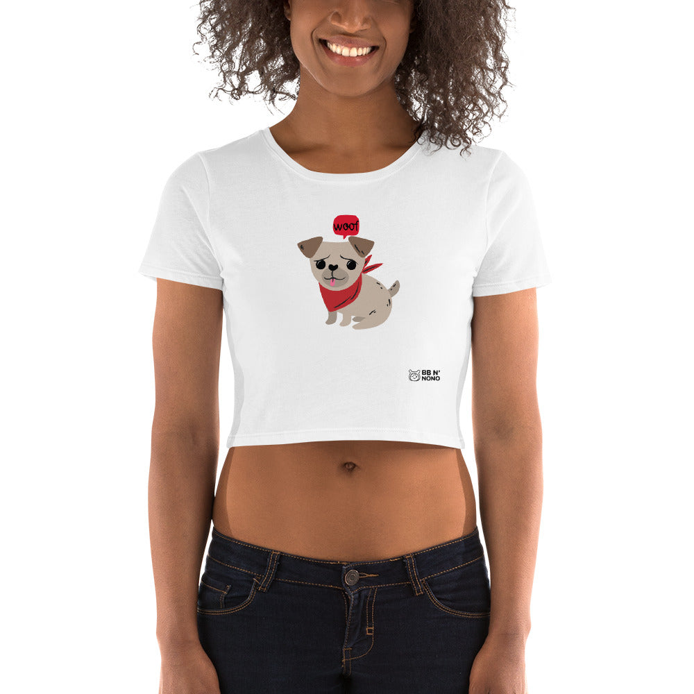 Woof V2 - Women’s Crop Tee