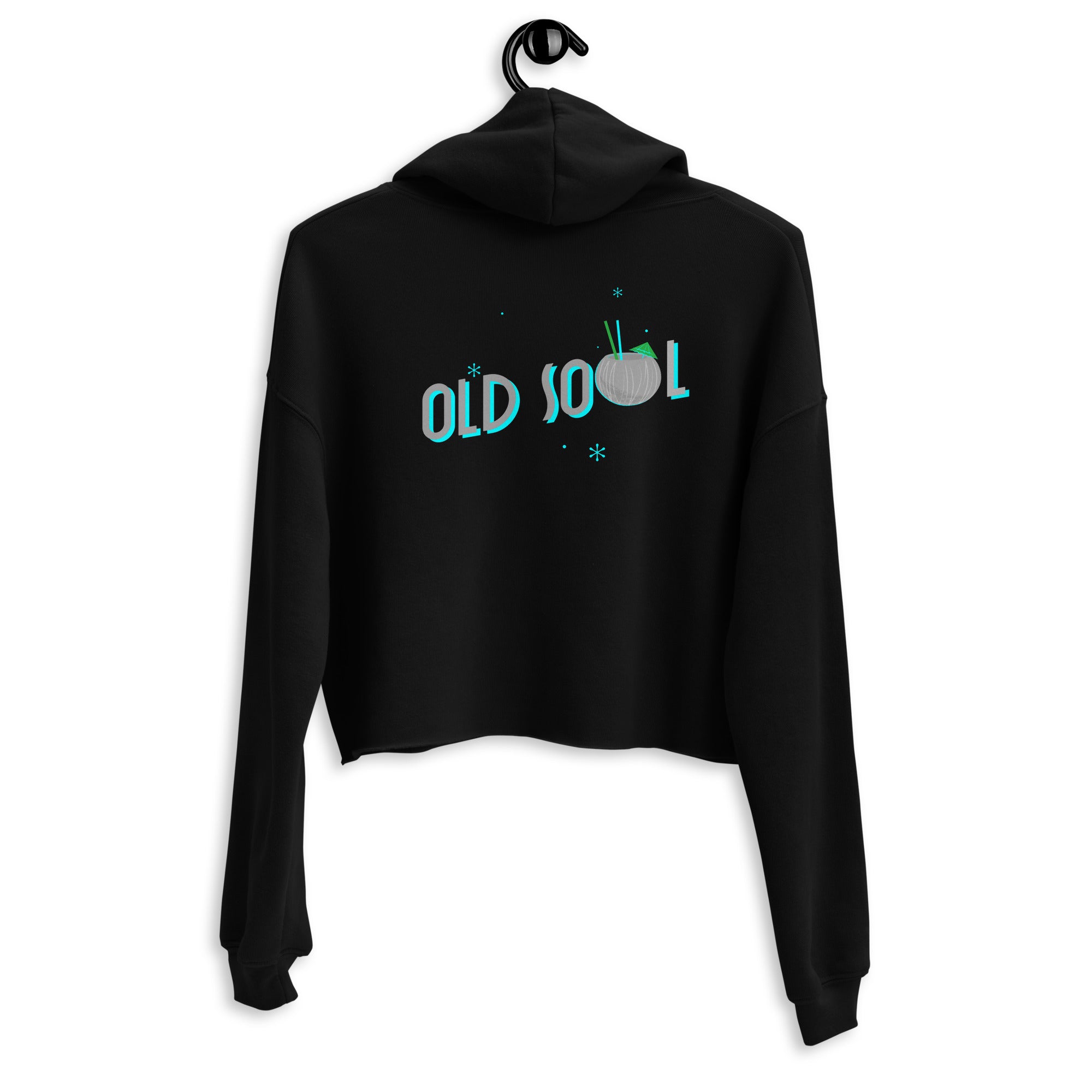 Old Soul - Crop Hoodie (back print)