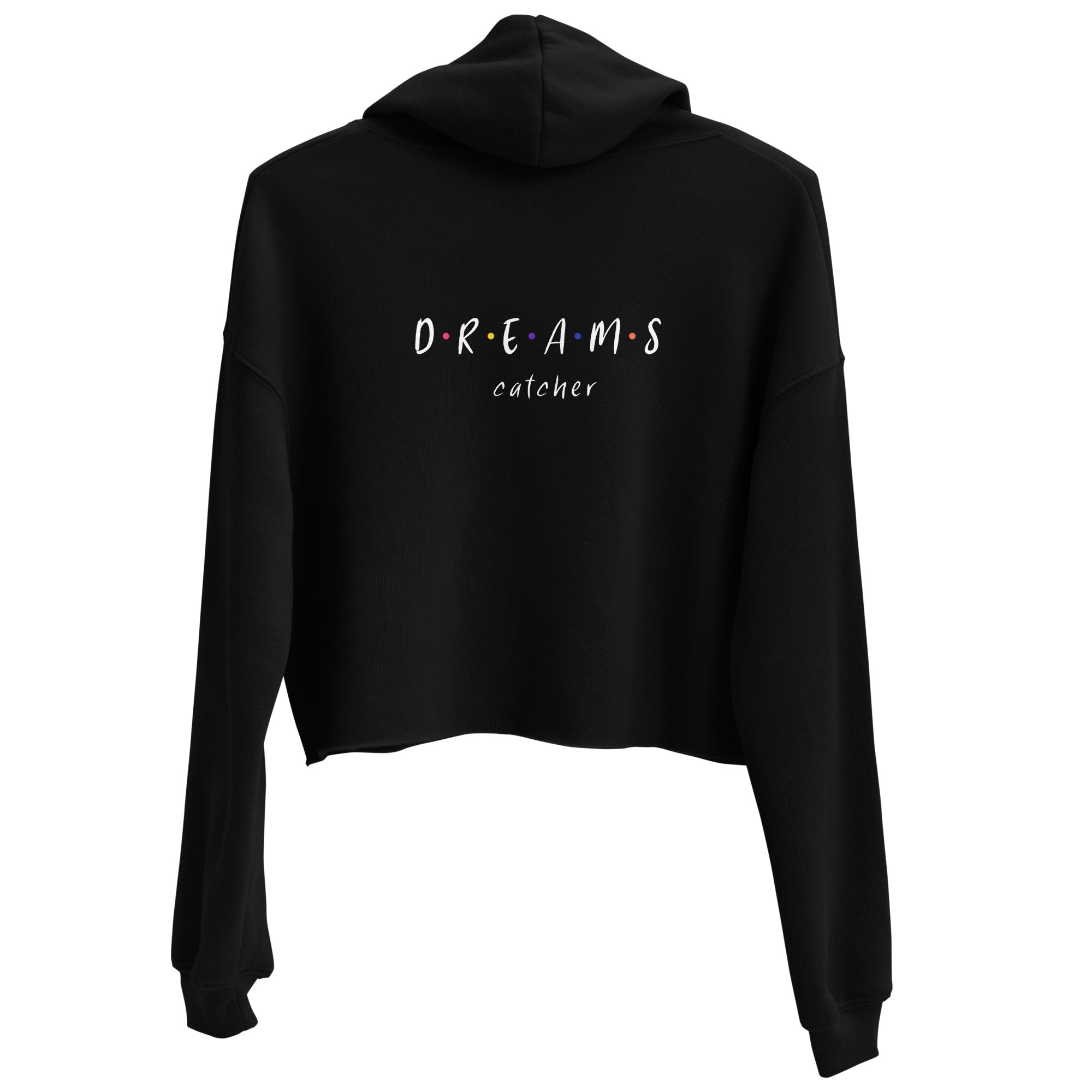 Dreams catcher - Crop Hoodie (back print))